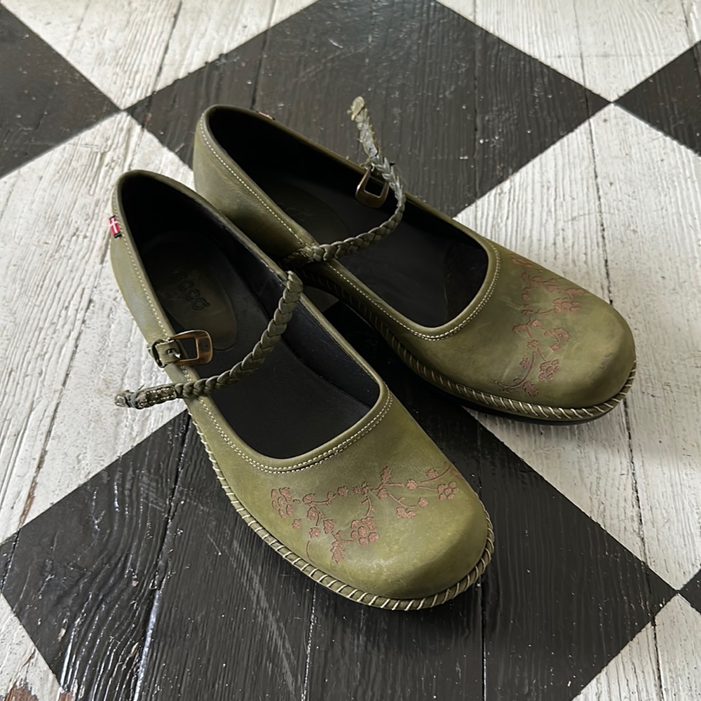 Ecco Mary Janes green Mary Janes Ecco shoes for women